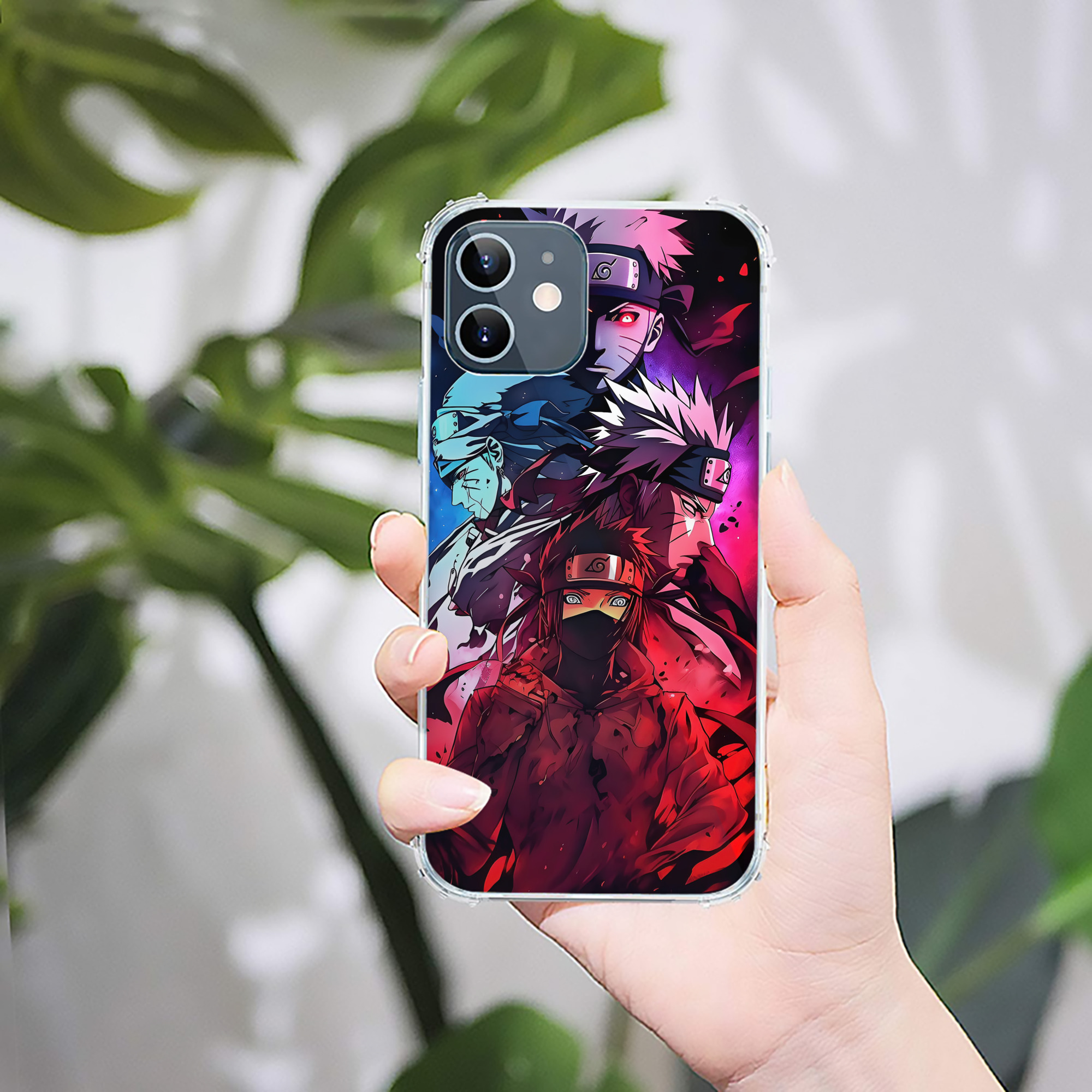 （画像用） NARUTO -ナルト- NARUTO -ナルト- 疾風伝 【iPhone 12シリーズ対応】透明スマホケース（クリアソフトケース）